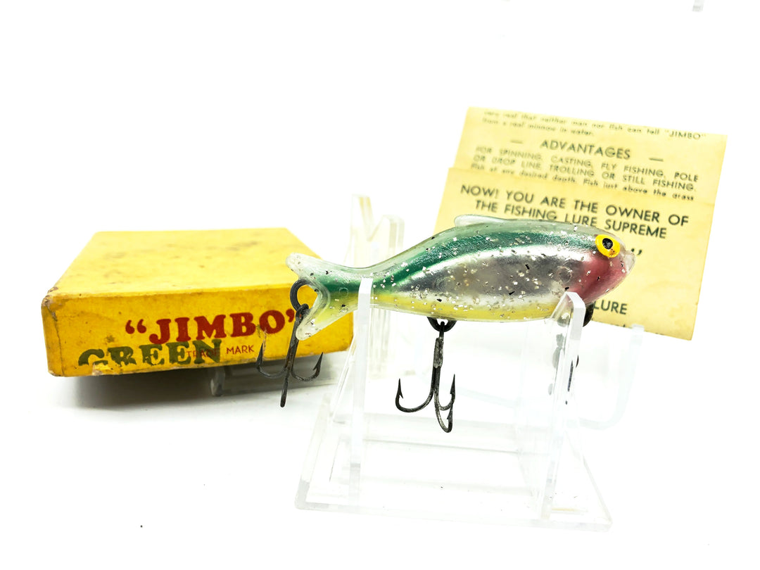 J & R Tackle Company Jimbo Lure Green Color with Box