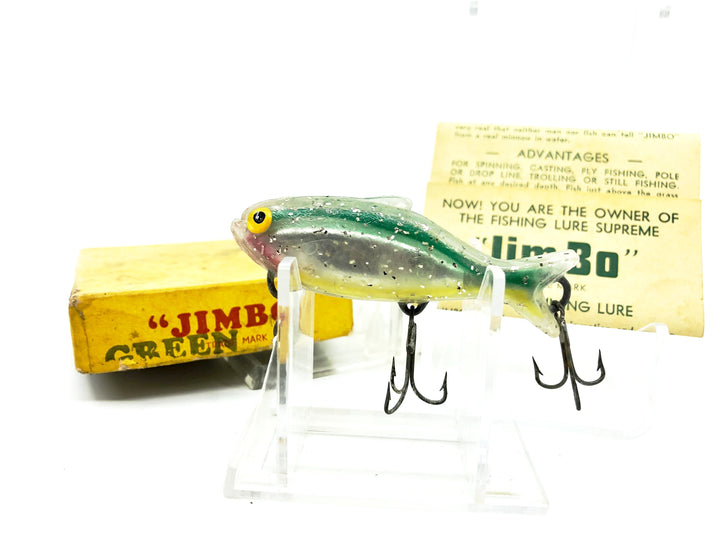 J & R Tackle Company Jimbo Lure Green Color with Box