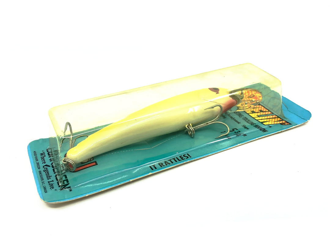 Luhr-Jensen Javelin, Pearl/Yellow Back Color with Card