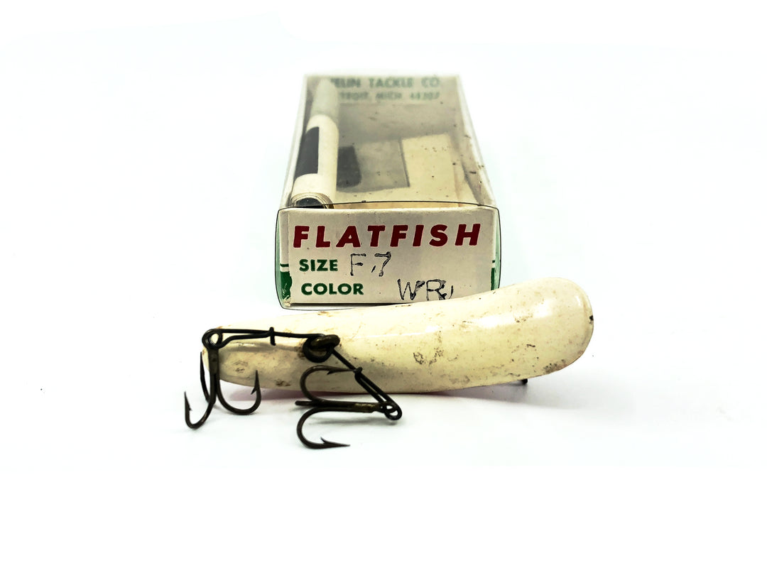 Helin Flatfish F7, WR White/Red Color in Box