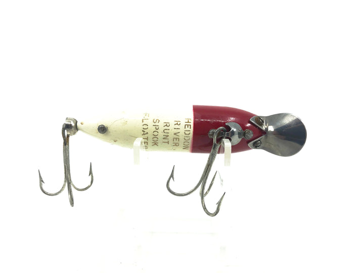 Heddon River Runt Spook Floater 9400, RH Red Head White Color