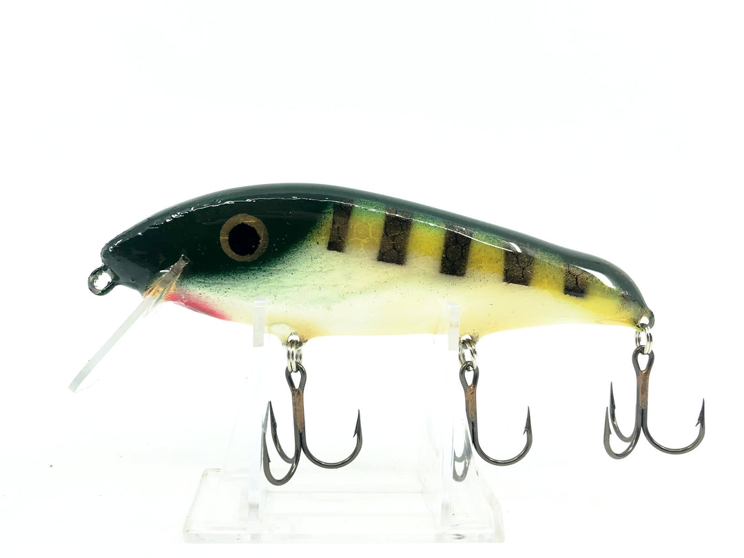 Crane 305 Musky Bait, Green Perch/White Belly Color