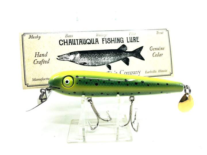 Chautauqua Diving Flaptail, Green Trout Color