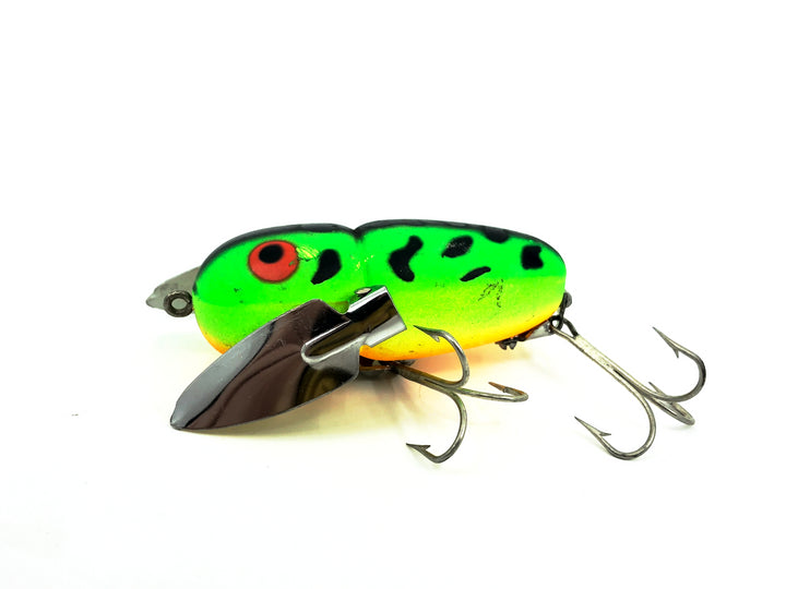 Heddon Crazy Crawler, GRA Fluorescent Green Crawdad Color