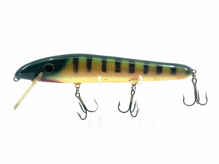 Crane 207 Musky Lure, Perch/White Belly Color