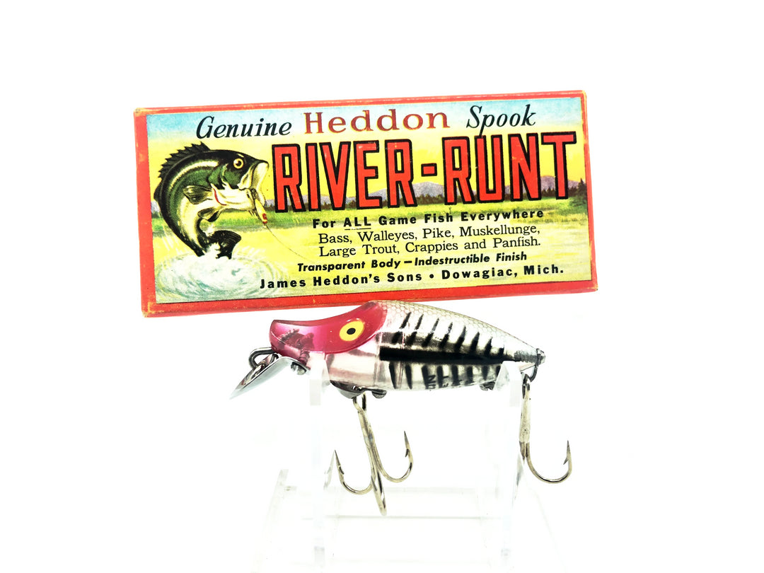 Heddon River Runt Spook Floater 9400-XRS Silver Shore Color with Box