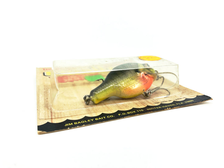 Bagley Small Fry 3SF2-BR9, Bream on Chartreuse Color on Card