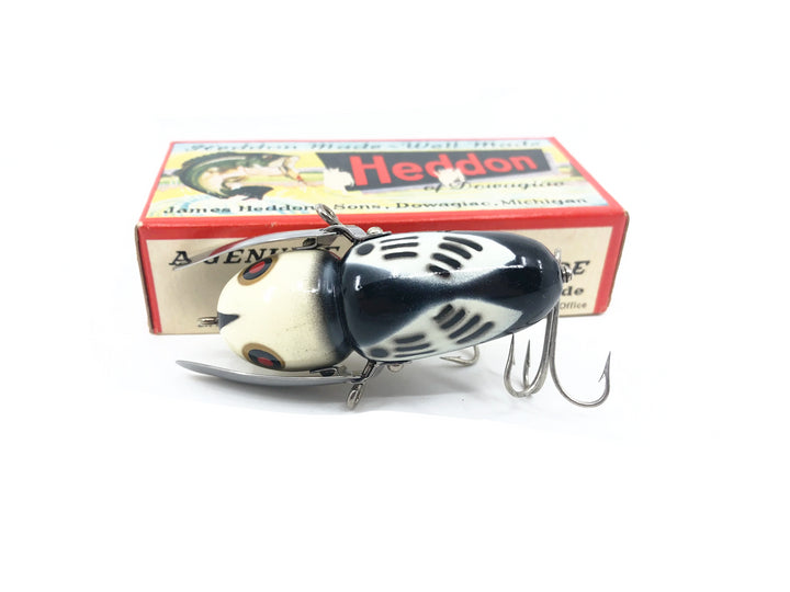 Heddon Crazy Crawler 2100, BWH Black Hornet White Head Color with Box