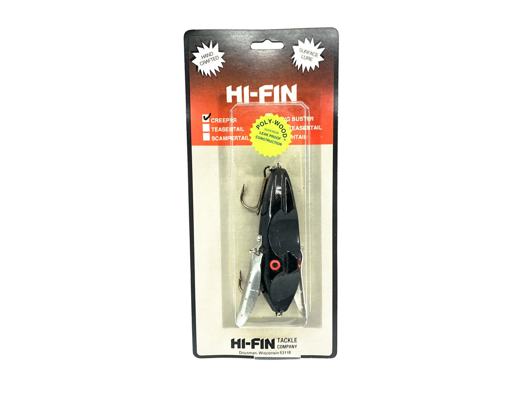 Hi-Fin Creeper Lure, Black Color Color in Box