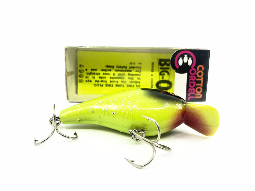 Cotton Cordell 8000 Big-O, #67 Chartreuse Color w/Box