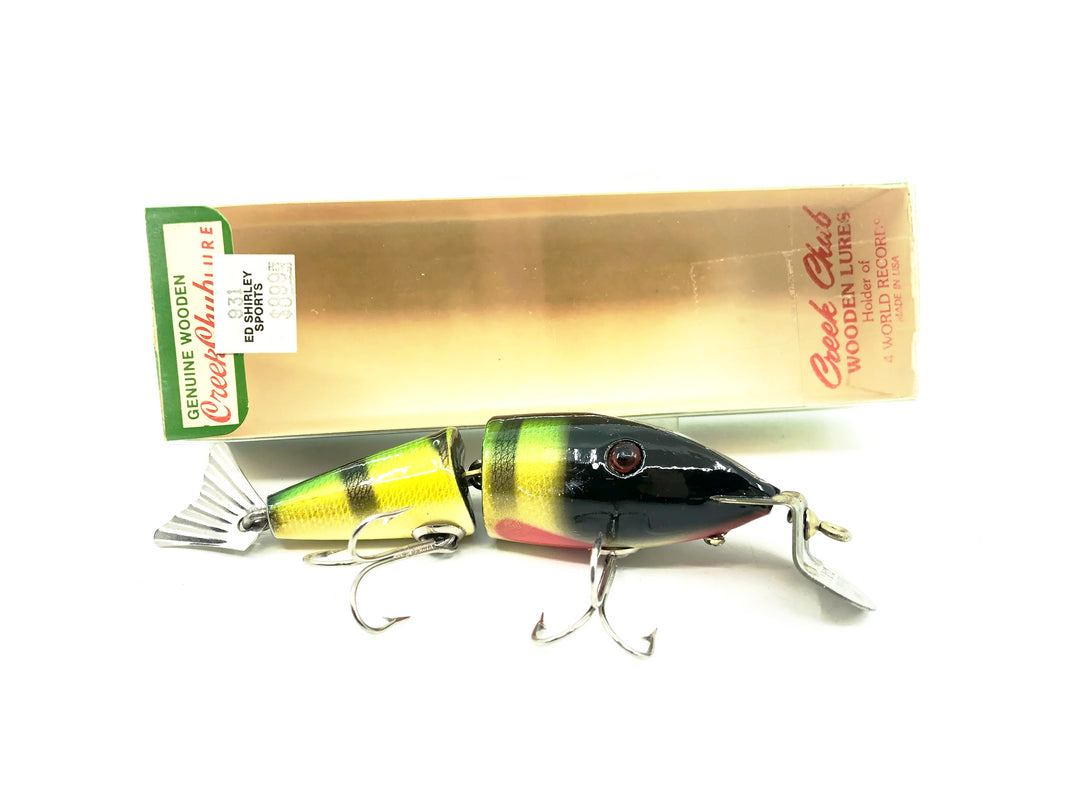 Vintage Creek Chub Wiggle Fish 2401 Perch PE Color with Box