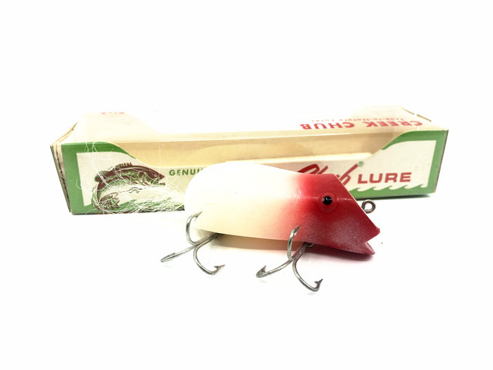 Creek Chub 6580 Mouse, Red/White Color w/Box