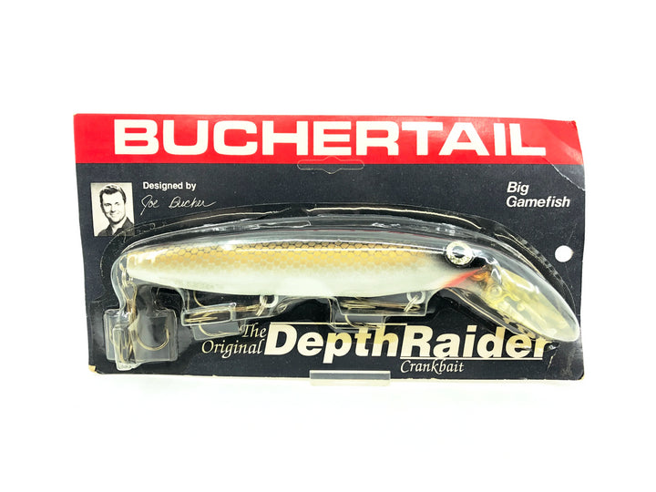 Joe Bucher Tackle Co. Buchertail Depth Raider 8", Sucker/Mullet Color New on Card