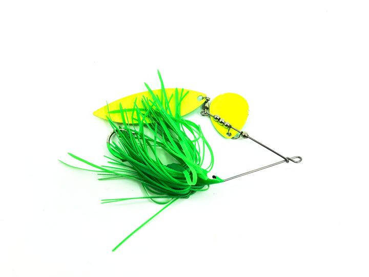 Northland Fishing Tackle Reed Runner Tandem Spinnerbait 3/8oz, #14 Parakeet Color