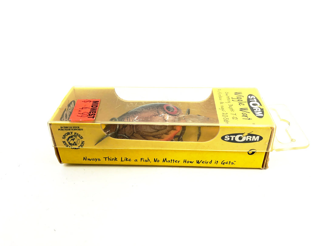 Storm Wiggle Wart WW05, #362 Brown Crayfish Color in Box