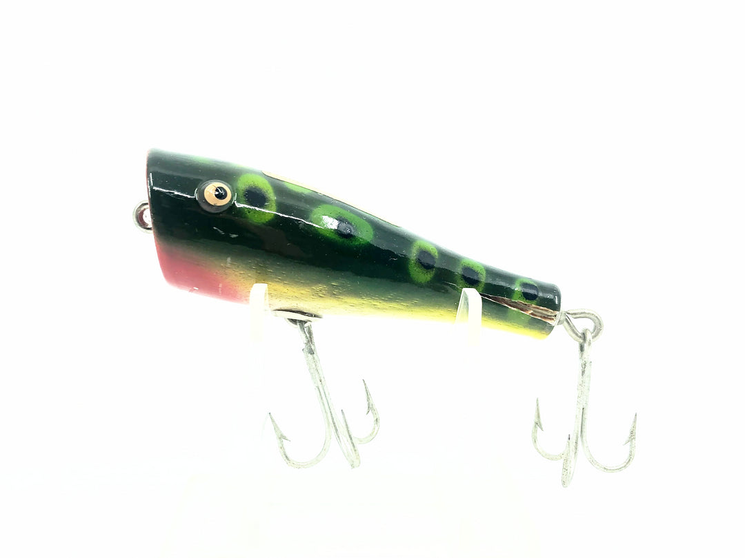 Creek Chub 3200 Plunker, Frog Color 3219 - Splintered End