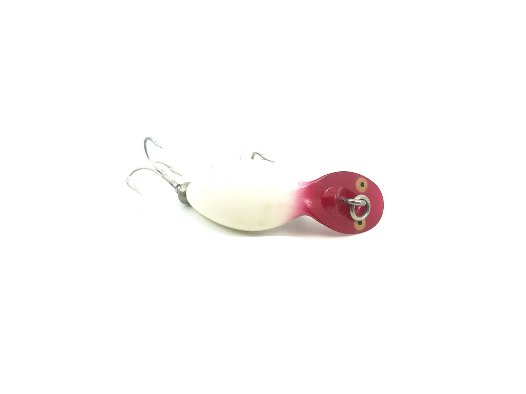 Heddon Tadpolly Tiny Tad, RH Red Head/White Body Color - Gold Eyes