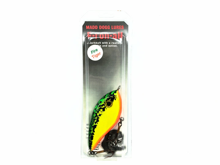 Madd Dogg Lures P-ron-aH Small Size, Fire Tiger Color on Card