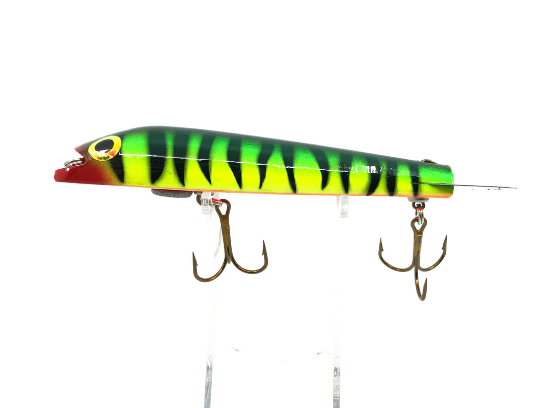 Bobbie 6 1/2" Weighted Jerk Bait, Firetiger Color