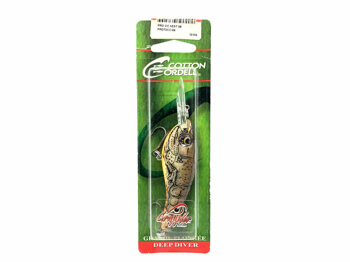 Cotton Cordell Grappler Shad, #424 Crawfish Color on Card