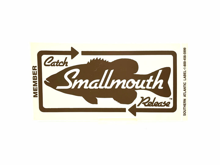 Catch Smallmouth Release Member Sticker