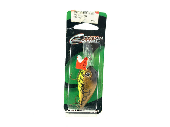 Cotton Cordell Deep Crankbait, Chartreuse Craw Color on Card