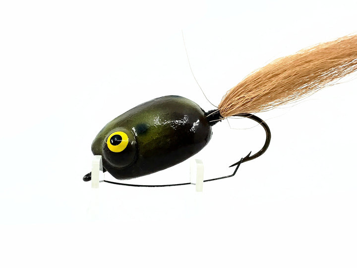 Weber Dylite Weedless Spinning Frog, Dark Green Frog Color