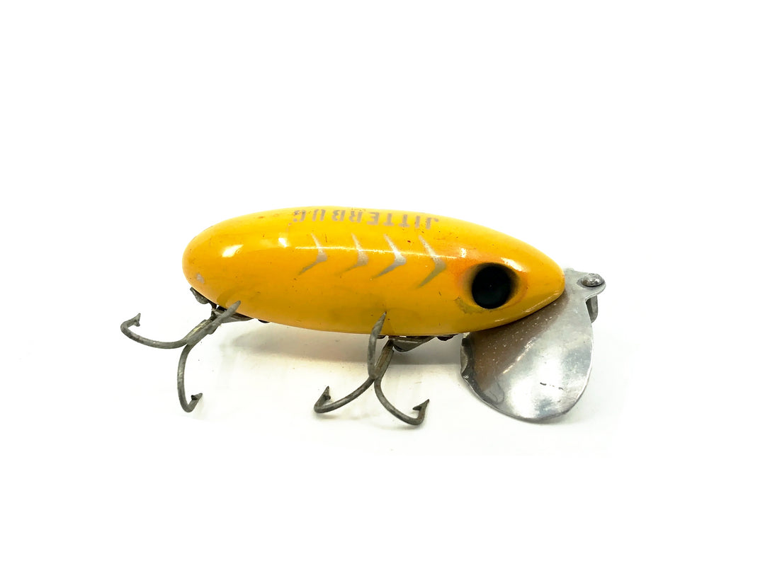 Arbogast Jitterbug 3/8oz, Yellow Shore Minnow Color