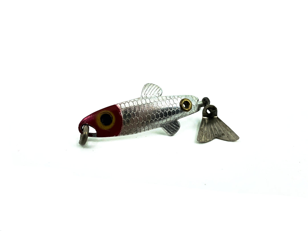 Arbogast Tin Liz Flyrod Size, Red/Silver Color