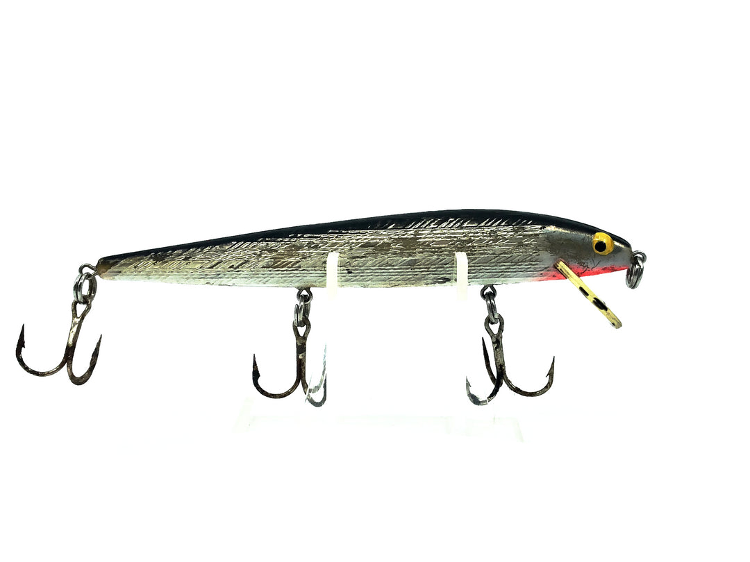 Rebel Floating Minnow F20S, #01 Silver/Black Back Color