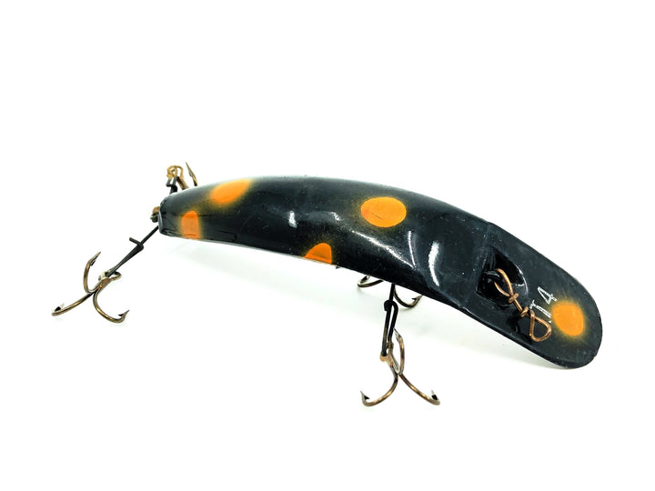 Helin Flatfish T4, BL Black/Orange Spots Color