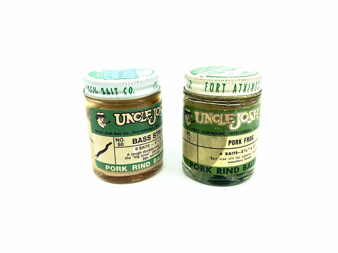 Uncle Josh Pork Rind Baits Combo, Pork Frog/Bass Strip