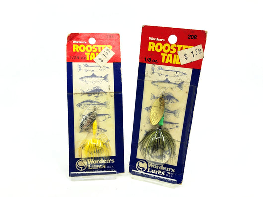 Worden's Rooster Tail Two Pack, 1/8oz & 1/24oz