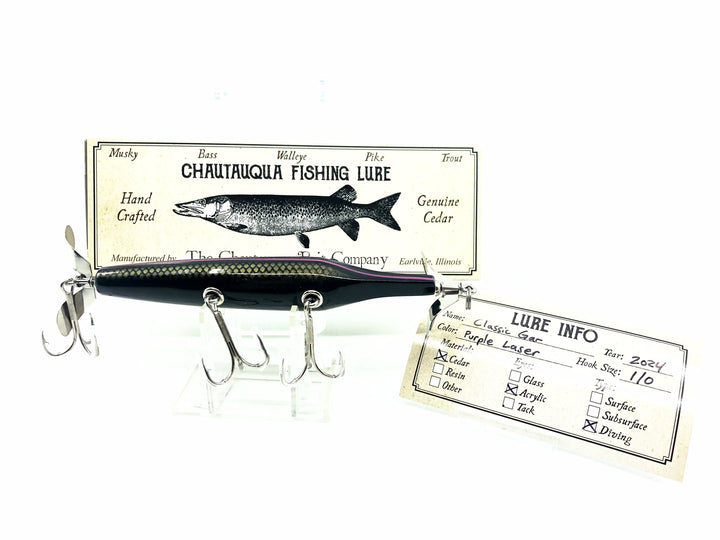 Chautauqua Classic Gar, Purple Laser Color