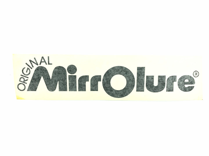 Original Mirrolure Window Decal