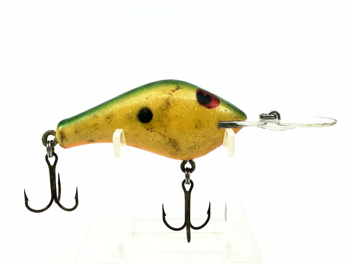 Poe's Super Cedar Series 300, Green Back/Glitter Yellow/Orange Belly Color