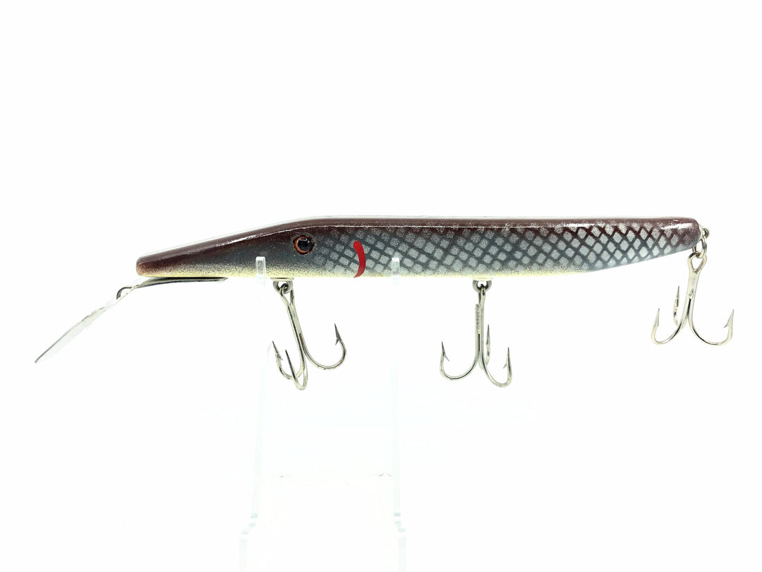 Alzbaits Straight Pikie Musky Lure, Shad Scale Color - Signed, 2005