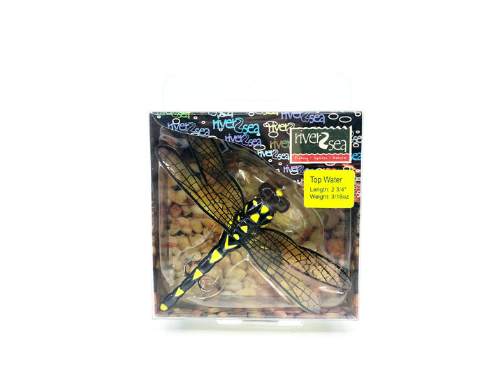 River2Sea Dragonfly Pop 70, Black/Yellow Color New Old Stock