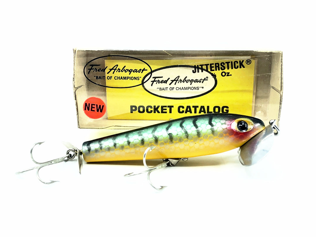 Arbogast Jitterstick, Perch Color w/Box