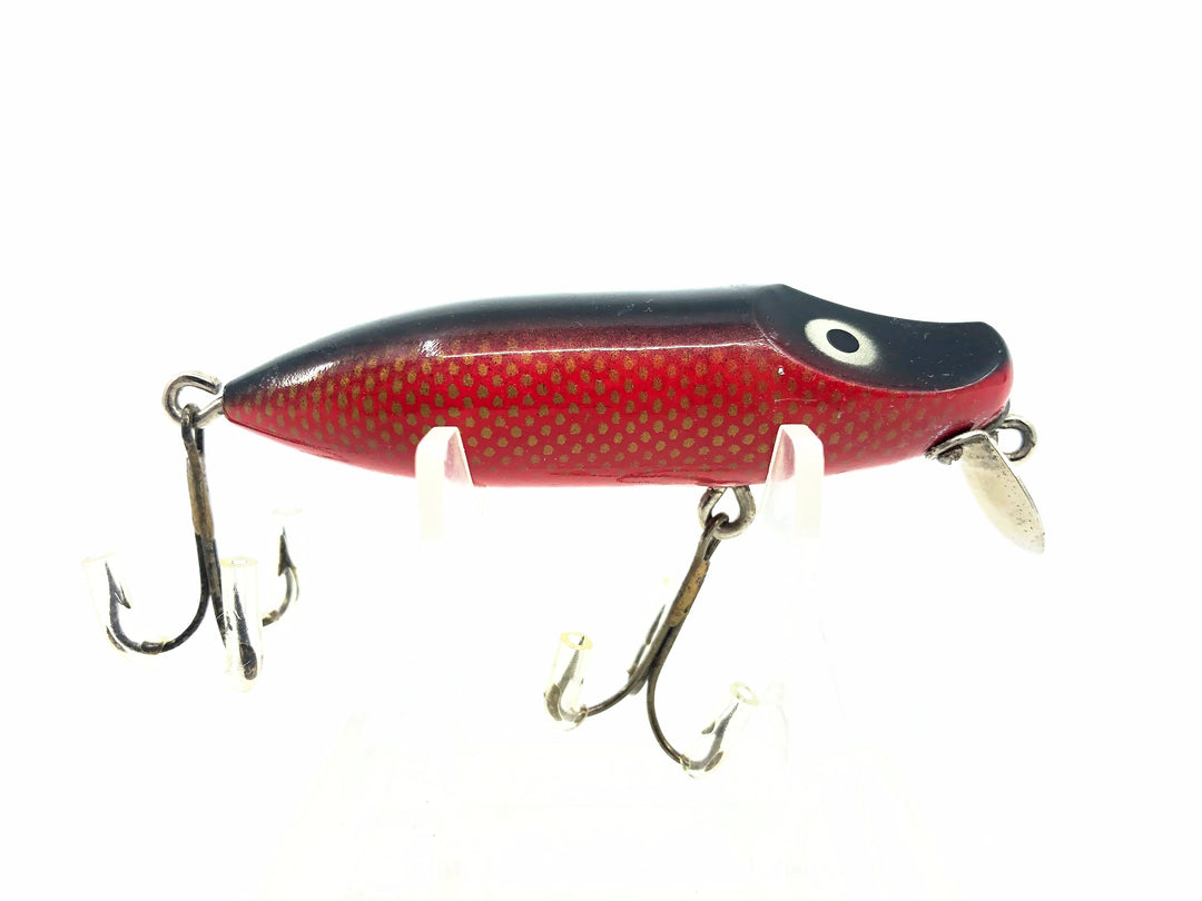 Paw Paw Floating Wiggler Series 3700, Red & Gold Scale Color