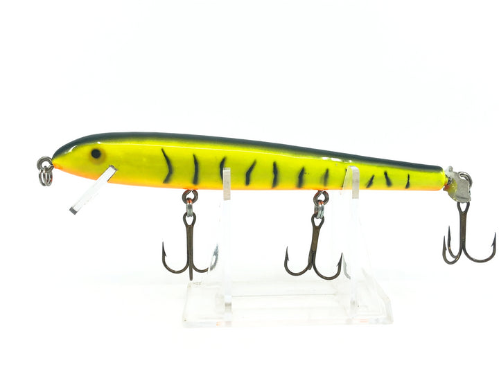 Poe's Cruise Minnow Series 2800, Chartreuse/Black Back/Tiger/Hot Belly Color