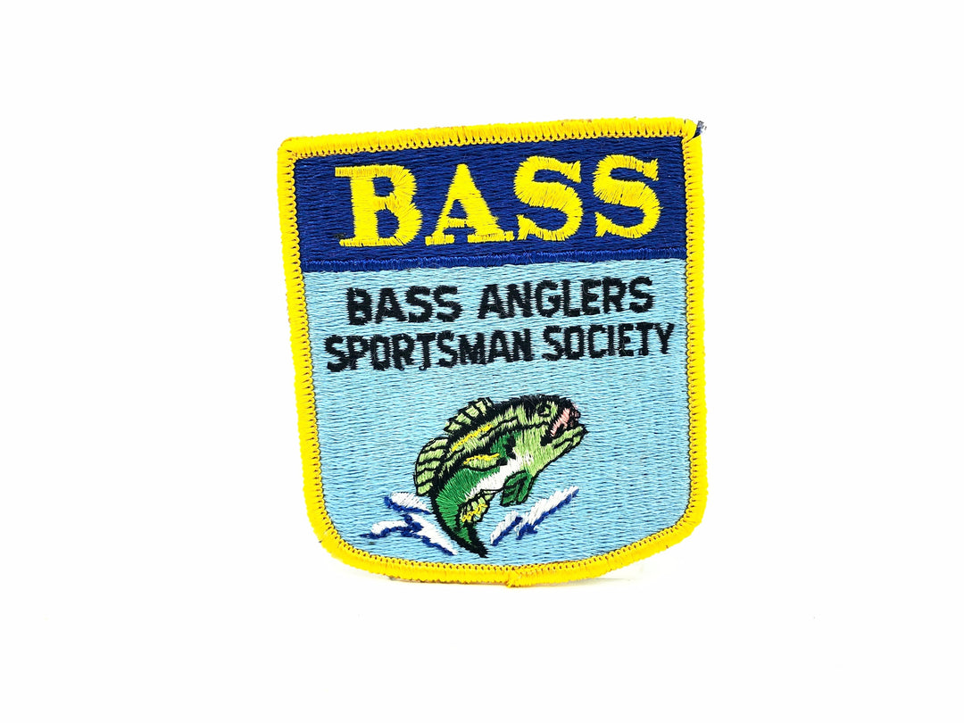 BASS Bass Angler Sportsman Society Vintage Fishing Patch