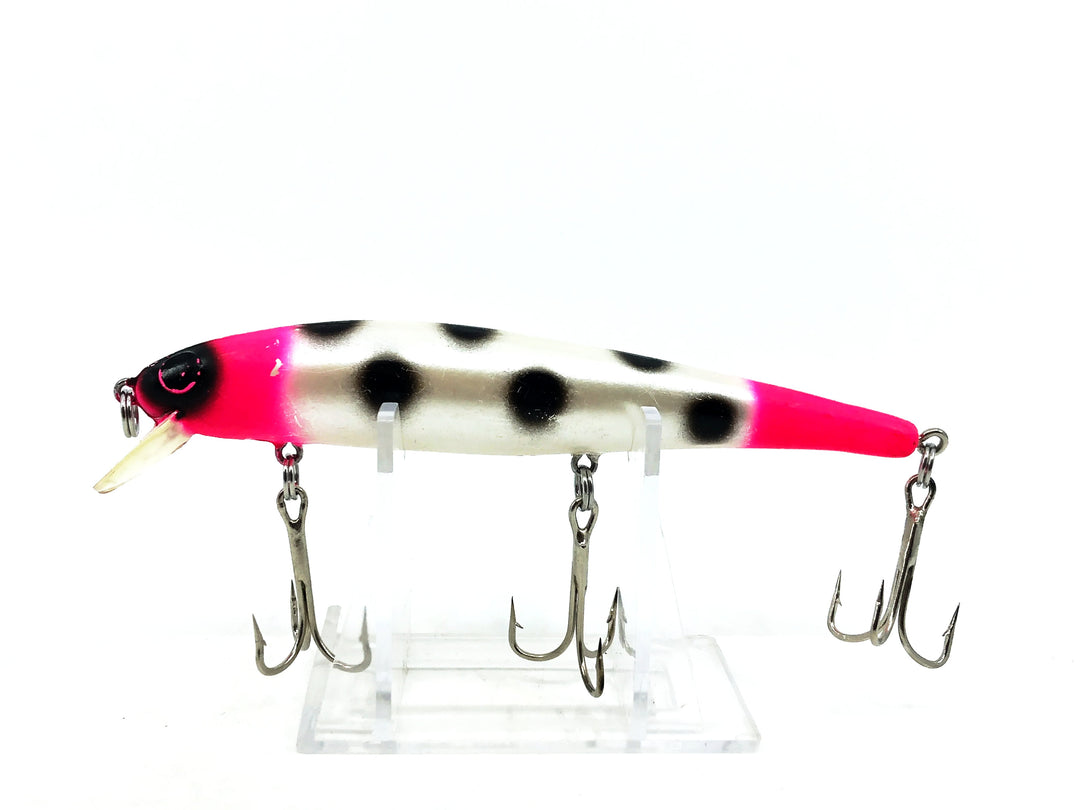 Bomber Long A 15A, Special Order Sal 21 Pearl/White Pink Nose Tail/Black Spots Color