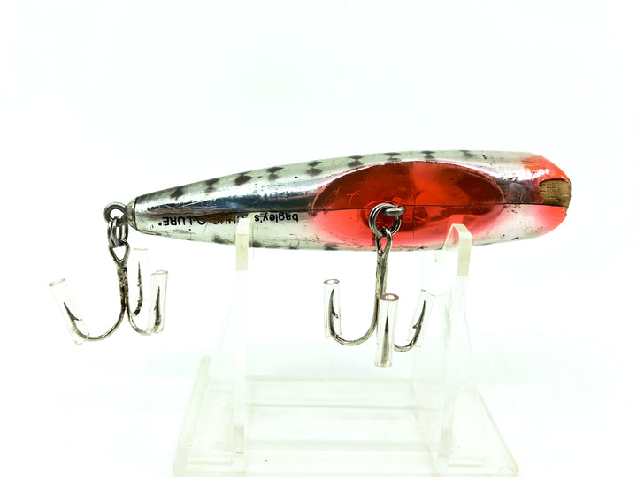 Bagley Chug-O-Lure CH3, FSC Black on Silver Chrome/Crayfish Color