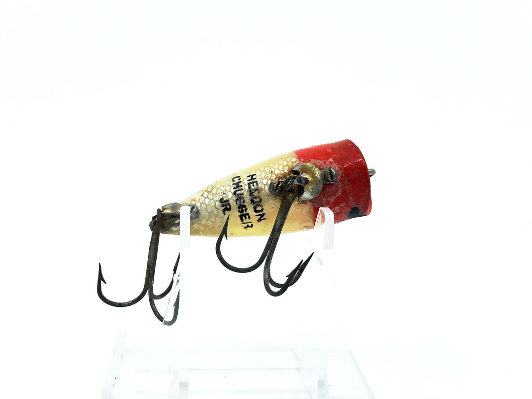 Heddon Chugger Spook Jr. 9520, RH Red Head/White Color