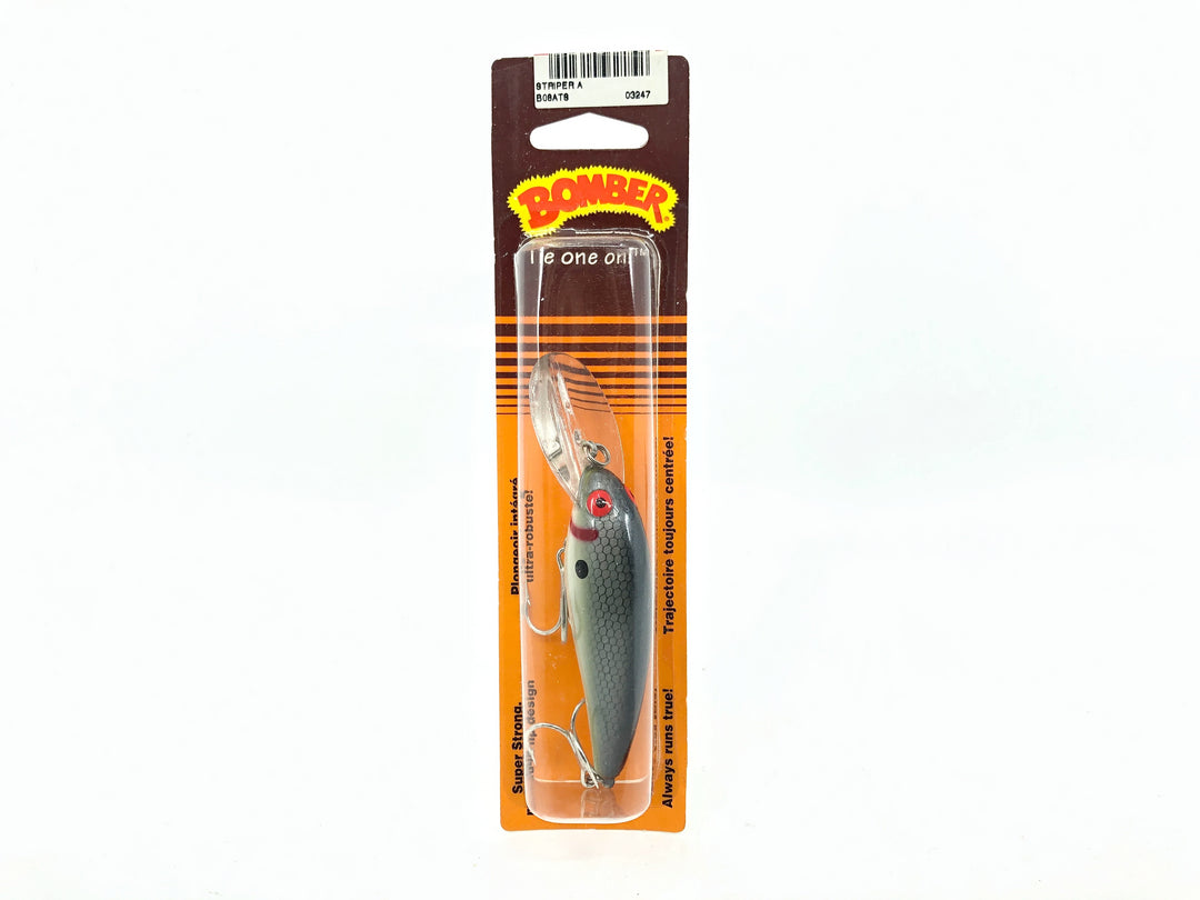 Bomber Striper A 8A, Tennessee Shad Color on Card