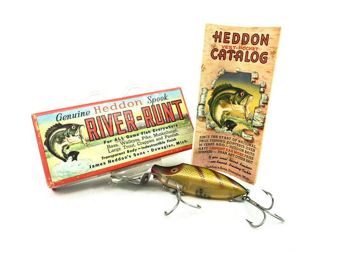 Heddon River Runt D9110-L Perch Color, with Box