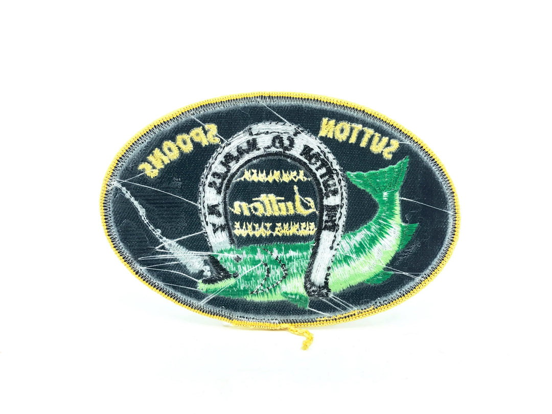 Sutton Spoons Fishing Tackle Shurluck Vintage Patch - Naples, N.Y