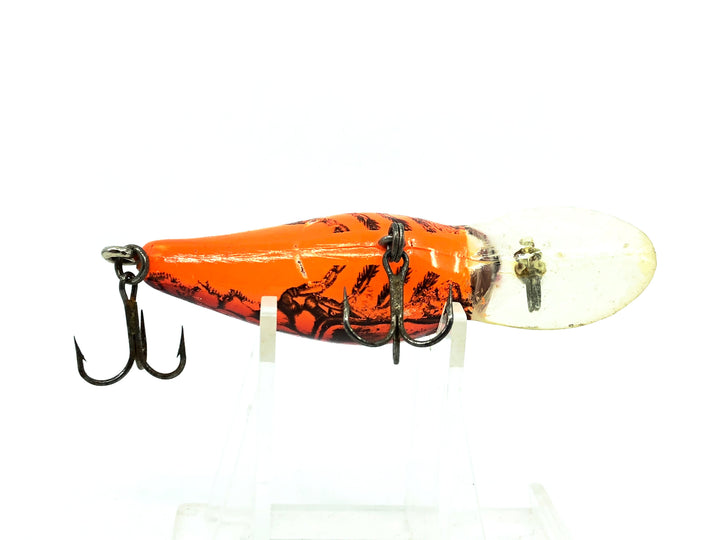 Bomber Model A 6A, XC5 Red Apple Crawdad/Orange Belly Color Screwtail Model