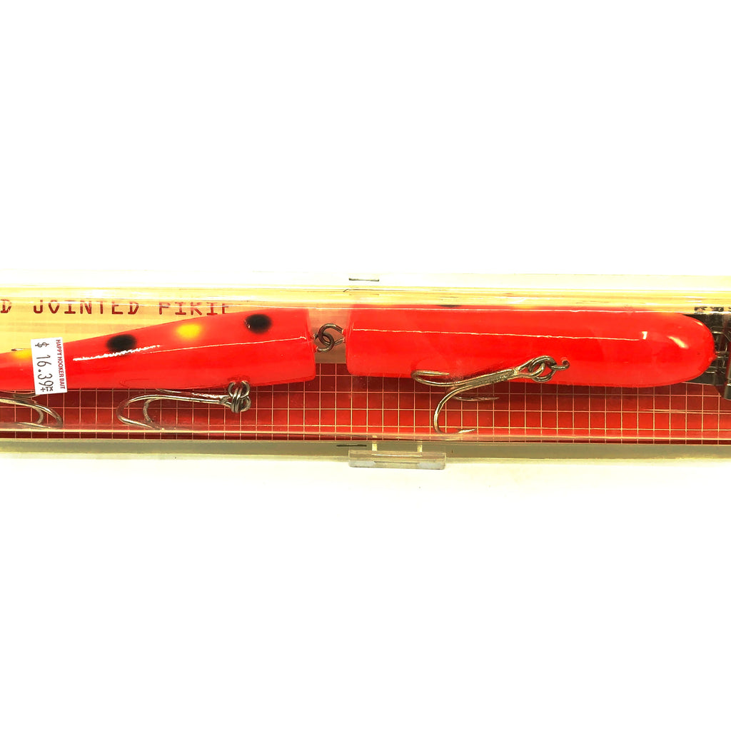 Creek Chub Wooden Giant Jointed Pikie 800, Orange Spotted Color, New o – My  Bait Shop, LLC